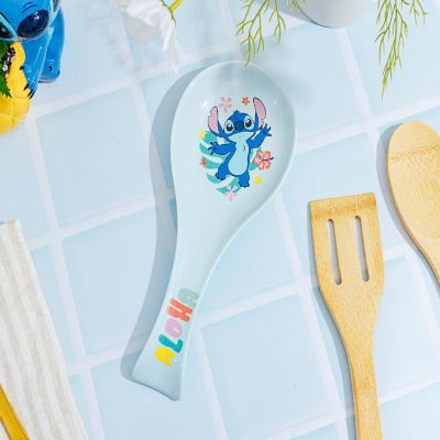Disney Lilo &amp; Stitch "Aloha" Ceramic Spoon Rest Image 2