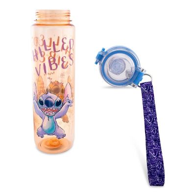Disney Lilo & Stitch "Chilled Vibes" Water Bottle With Lid and Strap  33 Ounces Image 1