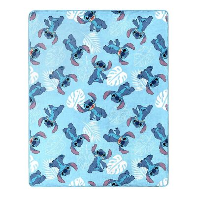 Disney Lilo & Stitch Classic Palms Silk Touch Throw Blanket & Plush Pillow Image 1