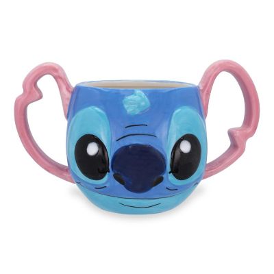 Disney Lilo & Stitch Experiment 626 Face 3D Sculpted Ceramic Mug  16 Ounces Image 1