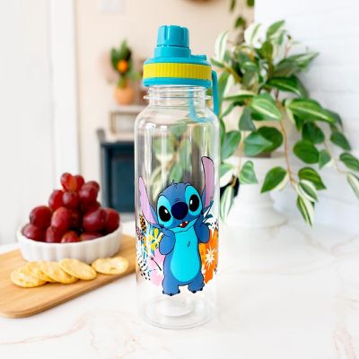Disney Lilo & Stitch Flowers 32-Ounce Twist Spout Water Bottle And Sticker Set Image 2