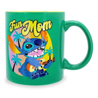 Disney Lilo & Stitch "Fun Mom" Ceramic Mug  Holds 20 Ounces Image 1