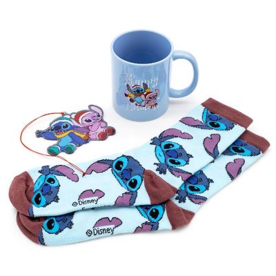 Disney Lilo &amp; Stitch Mug, Socks, and Ornament Bundle Image 1
