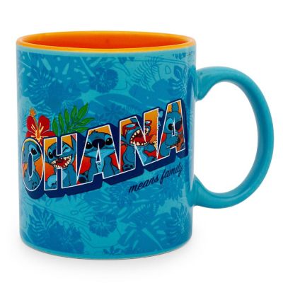 Disney Lilo & Stitch "Ohana Means Family" Ceramic Mug  Holds 20 Ounces Image 1