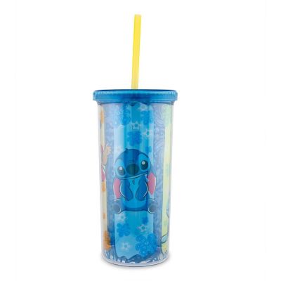 Disney Lilo & Stitch Scrump 20-Ounce Plastic Carnival Cup With Lid and Straw Image 1