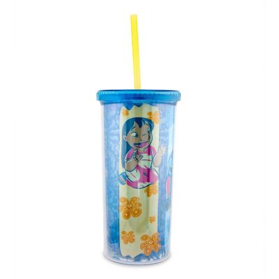 Disney Lilo & Stitch Scrump 20-Ounce Plastic Carnival Cup With Lid and Straw Image 1