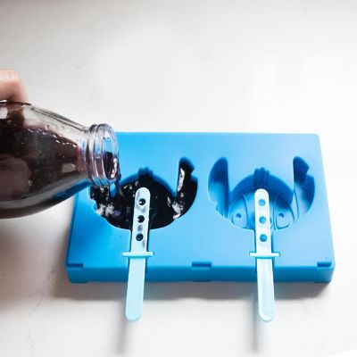 Disney Lilo & Stitch Silicone Ice Pop Mold Tray Image 2