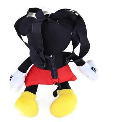 Disney Mickey Mouse 15 Inch Plush Backpack Image 1