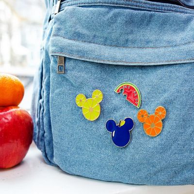 Disney Mickey Mouse Fresh Fruit 4-Piece Enamel Pin Set Image 2