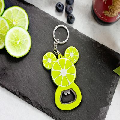 Disney Mickey Mouse Fruit Bottle Opener Keychain Image 2