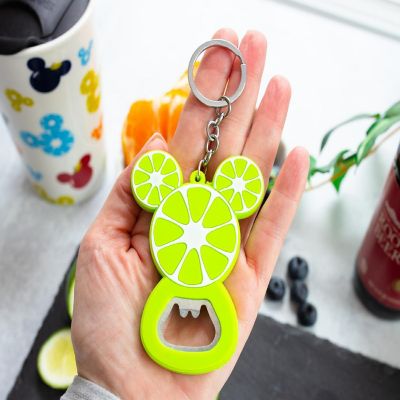 Disney Mickey Mouse Fruit Bottle Opener Keychain Image 3