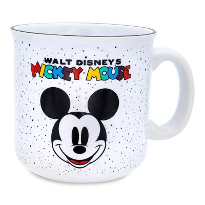 Disney Mickey Mouse Rainbow Ceramic Camper Mug  Holds 20 Ounces Image 1