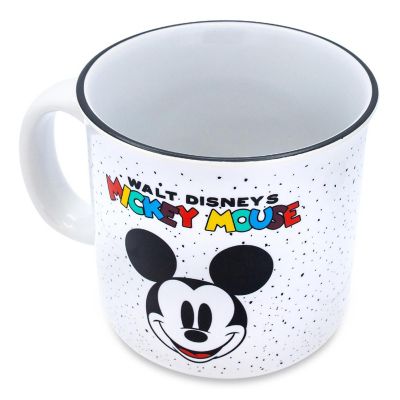 Disney Mickey Mouse Rainbow Ceramic Camper Mug  Holds 20 Ounces Image 1