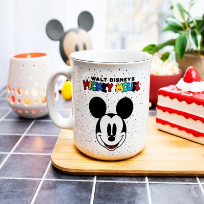 Disney Mickey Mouse Rainbow Ceramic Camper Mug  Holds 20 Ounces Image 2