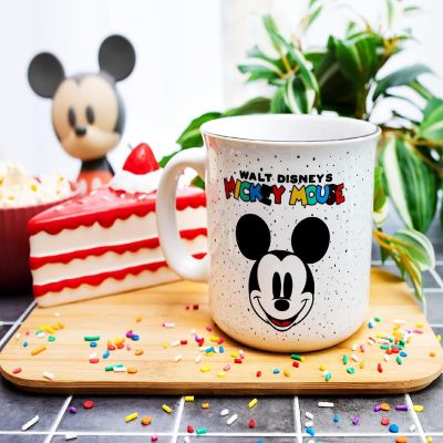 Disney Mickey Mouse Rainbow Ceramic Camper Mug  Holds 20 Ounces Image 3