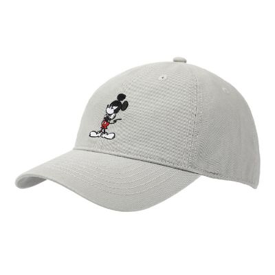Disney Mickey Mouse White Unstructured Baseball Cap Image 1