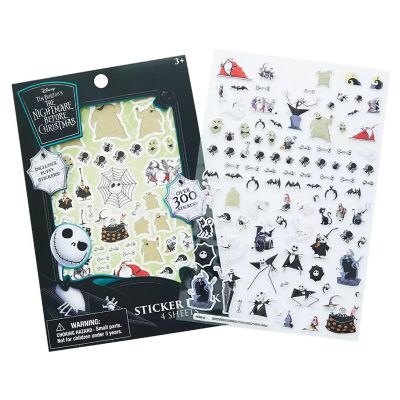Disney Nightmare Before Christmas Sticker Book  4 Sheets  Over 300 Stickers Image 3