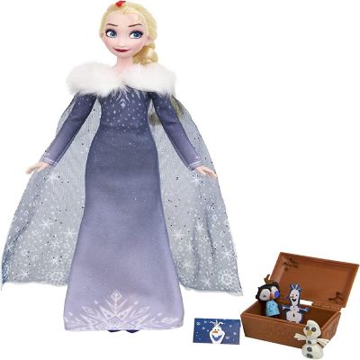 Disney Olaf's Frozen Adventure Elsa Play Doll Treasured Traditions Accessories Hasbro Image 1