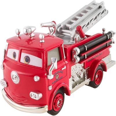 Disney Pixar Cars 3 Red Fire Truck Precision Series 002 Die-Cast Movie Mattel Image 1