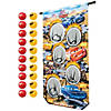 Disney Pixar Cars Fire Hoop Rally Doorway Game by GoSports - Includes 20 Balls and Adjustable Tension Rod Image 1