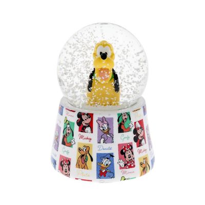Disney Pluto 3-Inch Mini Light-Up Snow Globe Image 1