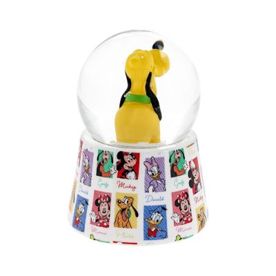 Disney Pluto 3-Inch Mini Light-Up Snow Globe Image 3