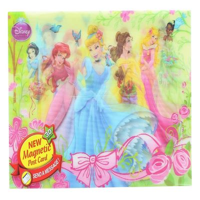 Disney Princess 3D Motion Picture Card Magnet Image 1