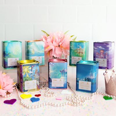 Disney Princess Home Collection 10.5oz Tea Tin Candle Set of 6 Image 3