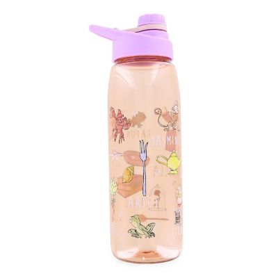 Disney Princess Icons Water Bottle With Screw-Top Lid  Holds 28 Ounces Image 1