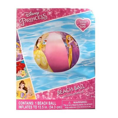 Disney Princess Inflatable Beach Ball Cinderella Belle Rapunzel Pool Water Fun What Kids Want Image 1
