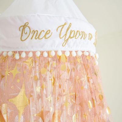 Disney Princess Kids Bed Canopy for Ceiling, Hanging Curtain Netting Image 3