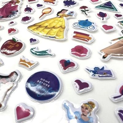 Disney Princess Sticker Book  4 Sheets  Over 300 Stickers Image 3