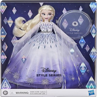 Disney Princess Style Series Holiday Elsa Fashion Doll Frozen Collector Gown Hasbro Image 2