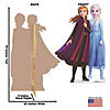 Disney&#8217;s Frozen II Anna & Elsa Life-Size Cardboard Stand-Up Image 1