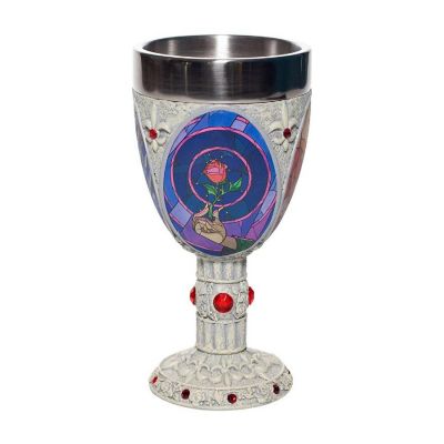 Disney Showcase Beauty and the Beast Decorative Chalice Goblet Cup 6007188 Image 2