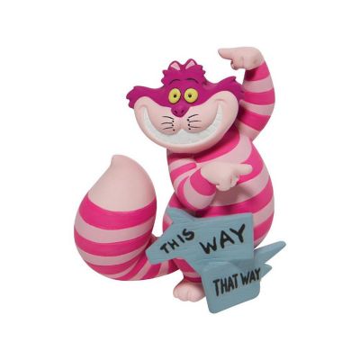 Disney Showcase Cheshire Cat This Way Miniature Figurine 6008699 Image 1