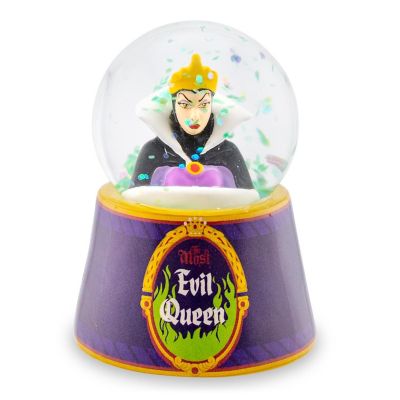 Disney Snow White Evil Queen "Mirror, Mirror" Mini Light-Up Snow Globe Image 1