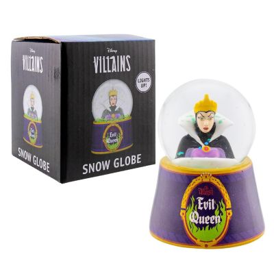 Disney Snow White Evil Queen "Mirror, Mirror" Mini Light-Up Snow Globe Image 2
