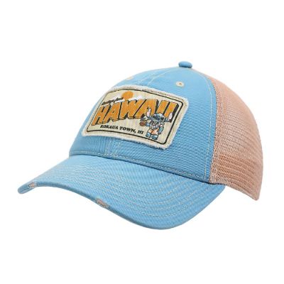 Disney Stitch Hawaii Blue &amp; Pink Unstructured Baseball Cap Image 1