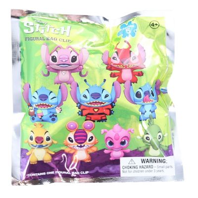 Disney Stitch Series 5 3D Foam Bag Clip  1 Random Image 1