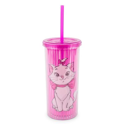 Disney The Aristocats Marie Carnival Cup With Lid And Straw  Holds 20 Ounces Image 1