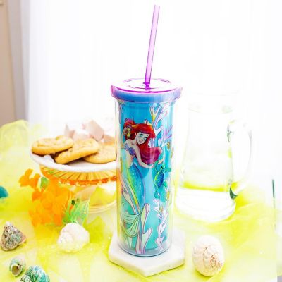 Disney The Little Mermaid Ariel and Friends Color-Changing Plastic Tumbler Image 3