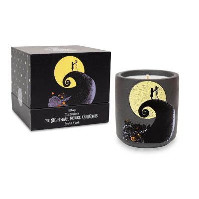Disney The Nightmare Before Christmas 7-Ounce Scented Candle In Concrete Jar Image 1