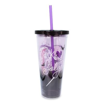 Disney The Nightmare Before Christmas Acrylic Carnival Cup with Lid and Straw Image 1