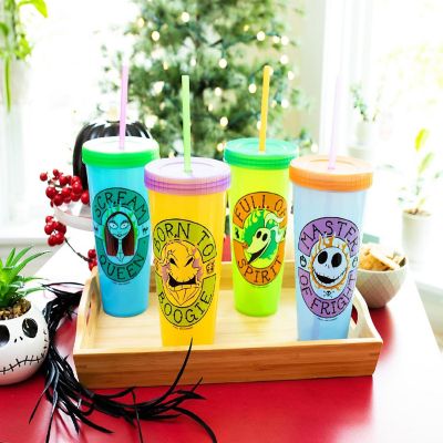 Disney The Nightmare Before Christmas Color-Changing Plastic Tumblers  Set of 4 Image 2
