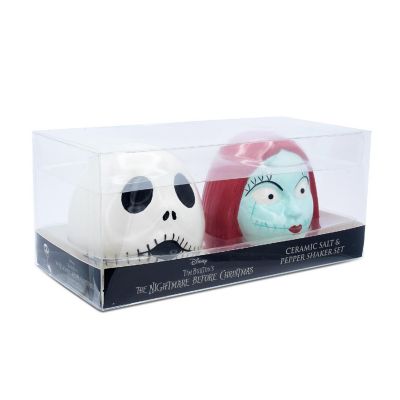 Disney The Nightmare Before Christmas Jack and Sally Salt and Pepper Shaker Set Image 2