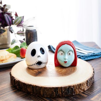 Disney The Nightmare Before Christmas Jack and Sally Salt and Pepper Shaker Set Image 3