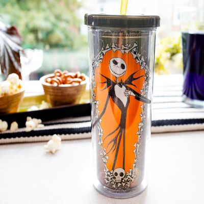 Disney The Nightmare Before Christmas Jack Carnival Cup With Lid and Straw Image 3
