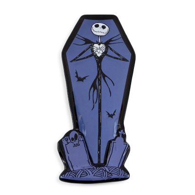 Disney The Nightmare Before Christmas Jack Coffin Sculpted Ceramic Spoon Rest Image 1