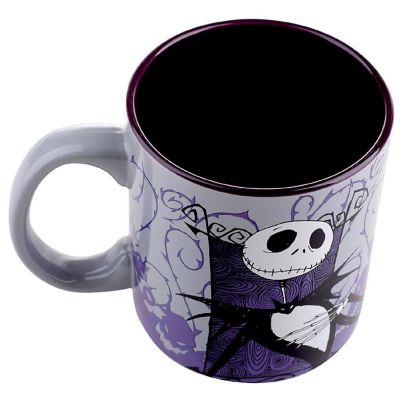 Disney The Nightmare Before Christmas Jack Skellington Purple Ceramic Mug Image 3
